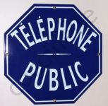 Pub et objets retro Plaques Publicitaires  Téléphone public