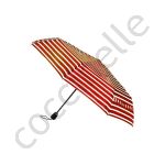 PIGANIOL  Parapluies femmes Pliant Automatique MARINIERE ROUGE / BLANC