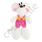 DIDDL IS BACK DIDDL peluches DIDDL en salopette rose 30 cm