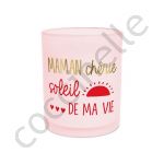 SUD TRADING Photophore BOUGIE MAMAN CHERIE