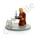 TINTIN® boutique Figurines PVC Scène Tintin Tenant la Licorne