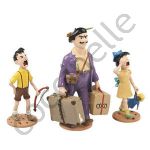 TINTIN® boutique Figurines Pixi Seraphin Lampion et ses enfants