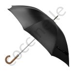 MAROQUINERIE Parapluies Mini Golf Uni Poignée Courbe Bois Noir